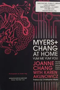 Cover of Myers+Chang at home