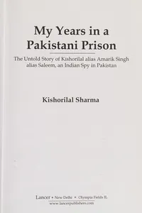 Capa de My years in a Pakistani prison