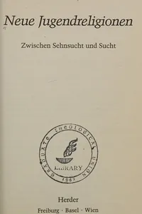 Neue Jugendreligionen