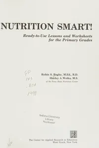Cover of Nutrition smart!