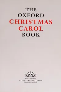 The Oxford Christmas Carol Book