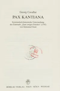 Pax Kantiana