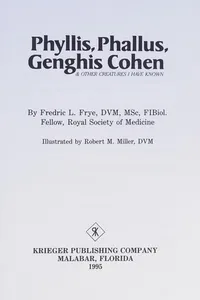 Phyllis, Phallus, Genghis Cohen & other creatures I have known