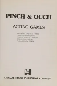 Pinch and Ouch Acting Games
