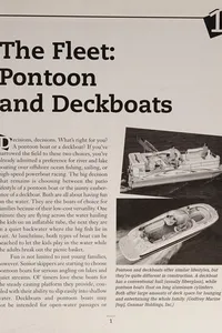 Pontoon and deckboat handbook