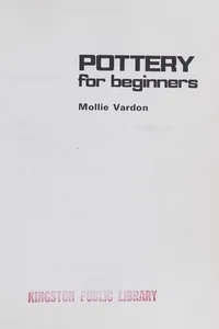 Pottery for beginners
