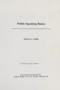 Public speaking basics