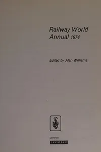 'Railway World' Annual