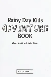 Rainy Day Kids Adventure Book