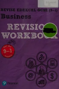 Revise Edexcel GCSE  Business Revision Workbook