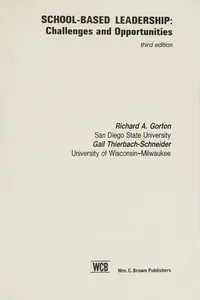 School-based leadership