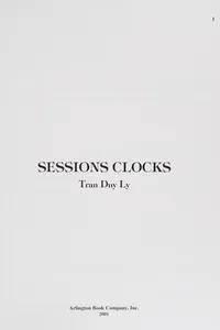 Sessions Clocks With 2002 Price Update