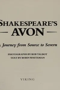 Capa de Shakespeare's Avon