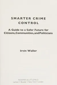 Smarter Crime Control