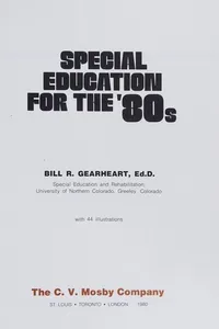 Special education for the '80s