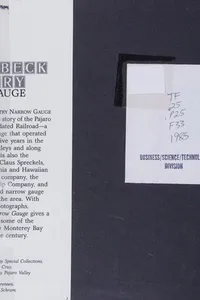 Steinbeck country narrow gauge