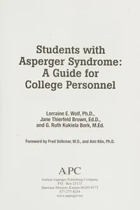 Students with Asperger syndrome