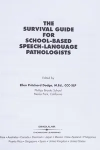 The survival guide for school-based speech-language pathologists