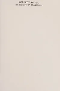 Cover of Symbiosis in prose