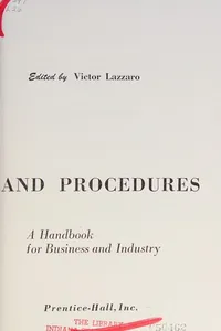 Systems and procedures