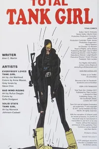 Cover of Total Tank Girl by Alan Martin