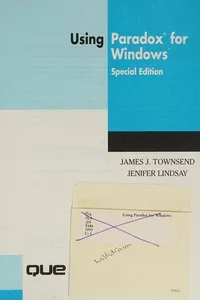 Using Paradox for Windows