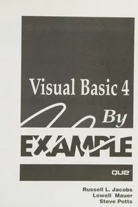 Visual Basic 4 by example