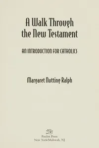 A walk through the New Testament