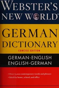 Webster's new world German dictionary