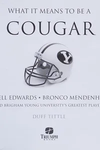 Capa de What it means to be a Cougar