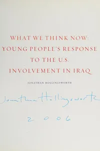 What we think now