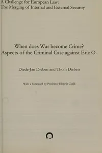 When Does War Become Crime?
