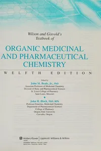 Wilson and Gisvold's textbook of organic medicinal and pharmaceutical chemistry