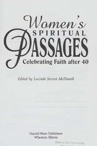 Women's Spiritual Passages
