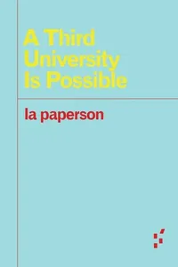 Third University Is Possible