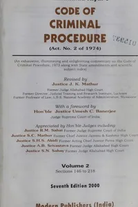 P. Ramanatha Aiyar's Code of Criminal Procedure (Act No. 2 of 1974)
