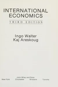 International economics