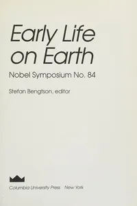 Early life on earth
