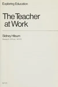 The teacher at work