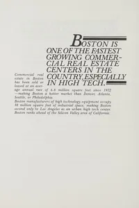 Boston economic fact book