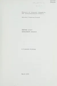 Renfrew County development strategy