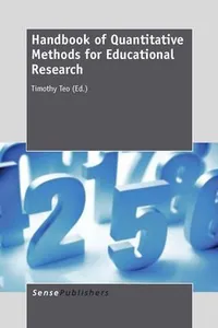 Cover of Handbook of Quantitative Methods for Educational Research