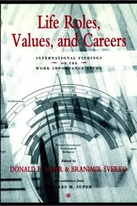 Cover of Life roles, values, and careers
