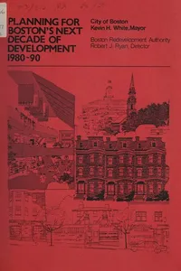 Planning for Boston's next decade of development, 1980-1990