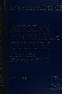 Encyclopedia of African History and Culture