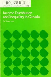 Income distribution and inequality in Canada