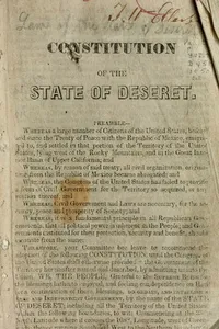 Constitution of the State of Deseret