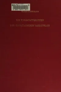 Die Werkstattgruppen der oberitalischen Sarkophage