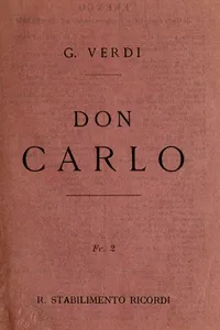 Don | Carlo | opera in cinque atti