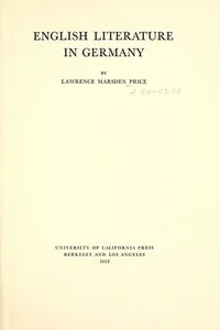 English literature in Germany